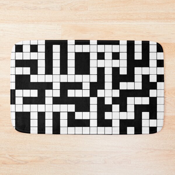 Item preview, Black and White Crossword Pattern designed and sold by kapotka.