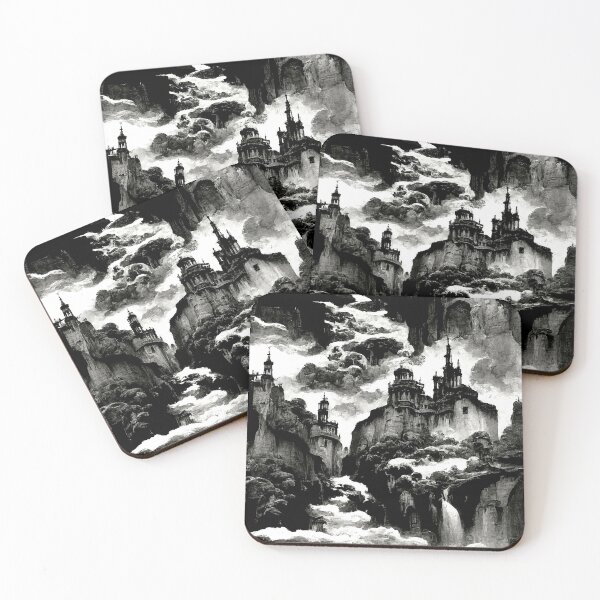 Item preview, Black And White Castles designed and sold by TheHouseMaster.