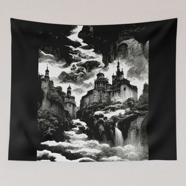 Item preview, Black And White Castles designed and sold by TheHouseMaster.