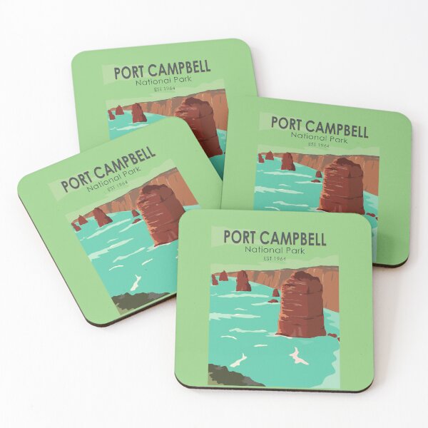 Item preview, Port Campbell National Park Australia Vintage designed and sold by KrisSidDesigns.
