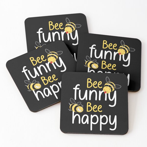 Item preview, Bee Funny Bee Happy The Bees Beekeeper Beekeeping Honeycomb designed and sold by ryboxxdesign.