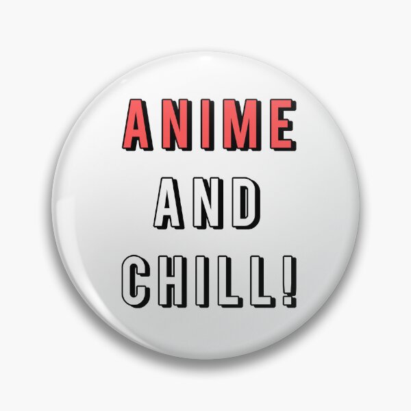 Item preview, Anime And Chill! - Text  designed and sold by Amey Bane.