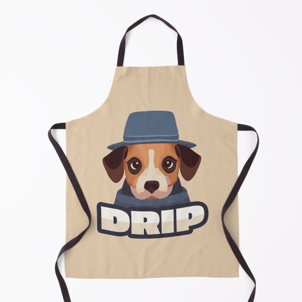 Item preview, Drip || Cute Dog Wearing a Hat designed and sold by MadSwellDesigns.