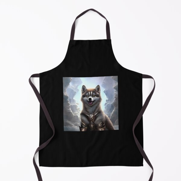 Item preview, AI Generated Art, War Husky/Pomsky designed and sold by RabbitHoleMI.