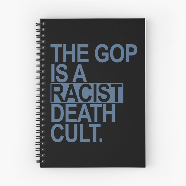 Item preview, The GOP is a racist death cult - blue gray designed and sold by Thelittlelord.