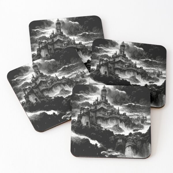Item preview, Black And White Castles designed and sold by TheHouseMaster.