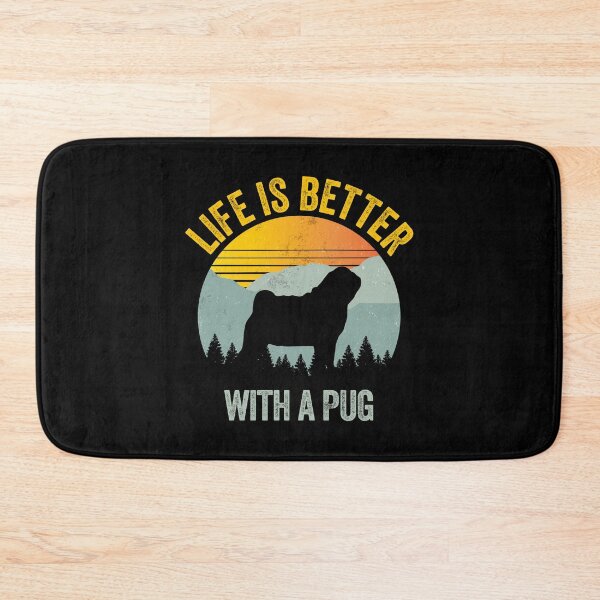 Item preview, Life Is Better With A Pug Summer Sun Gift designed and sold by Guarddogdrive.