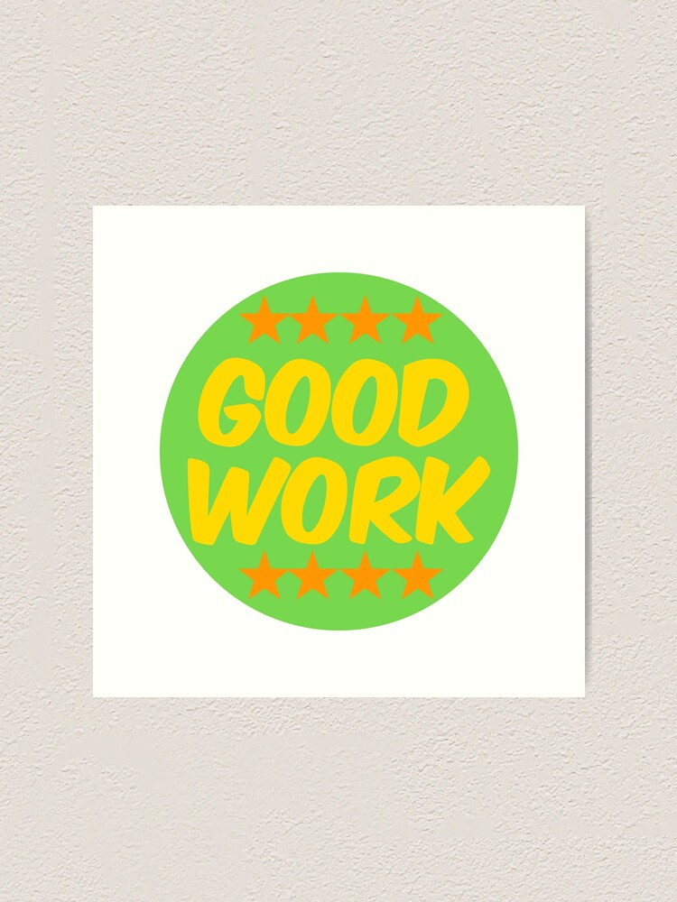 Way To Go! Reward Stickers for Adults, Students Novelty Product Sticker  for Sale by orangepieces