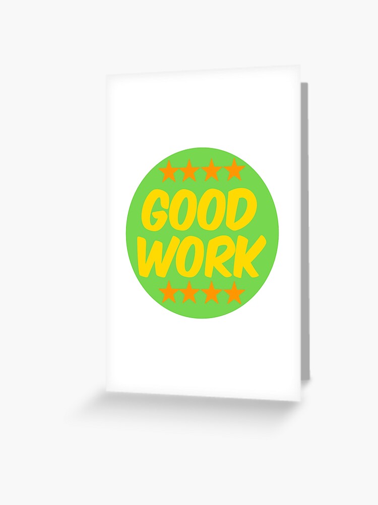 Good Work! Reward Stickers for Adults, Students Novelty Product