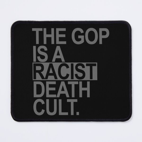 Item preview, The GOP is a racist death cult - subtle gray designed and sold by Thelittlelord.