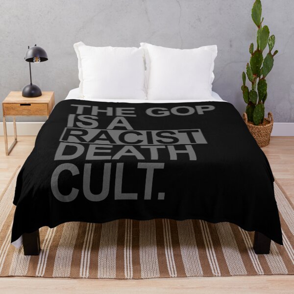 Item preview, The GOP is a racist death cult - subtle gray designed and sold by Thelittlelord.