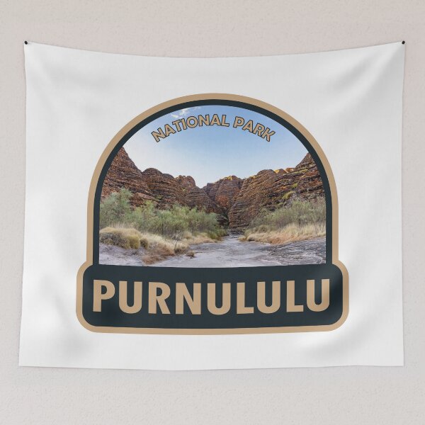 Item preview, Purnululu National Park Australia Badge designed and sold by KrisSidDesigns.
