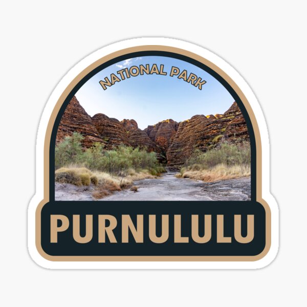 Item preview, Purnululu National Park Australia Badge designed and sold by KrisSidDesigns.