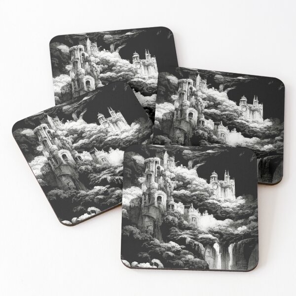 Item preview, Castillos en blanco y negro designed and sold by TheHouseMaster.