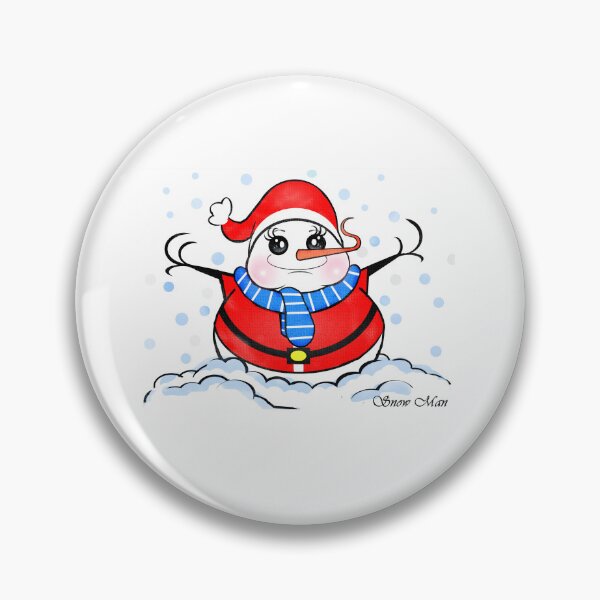Item preview, Snow man  designed and sold by Shirley cute art .