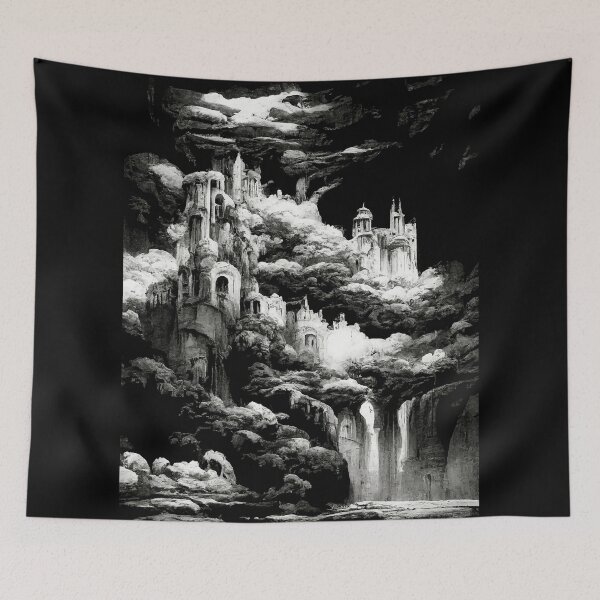 Item preview, Black And White Castles designed and sold by TheHouseMaster.
