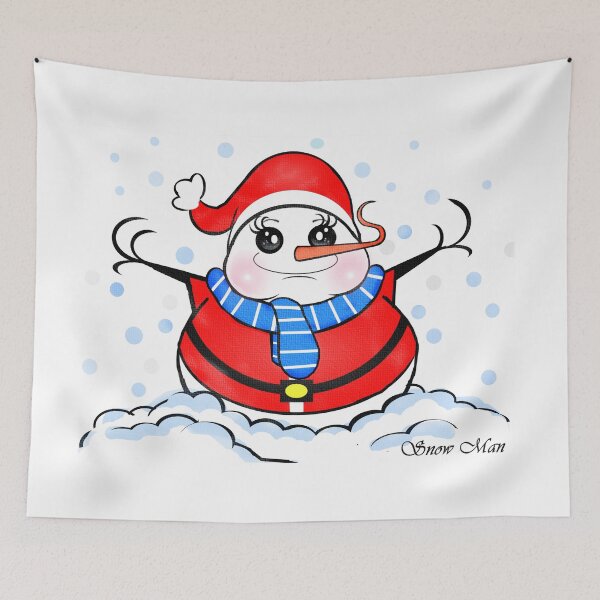 Item preview, Snow man  designed and sold by Shirley cute art .