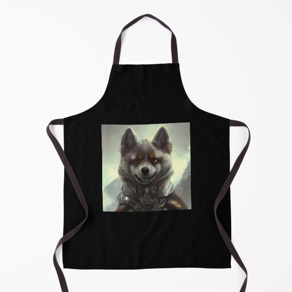 Item preview, AI Generated Art, War Husky/Pomsky designed and sold by RabbitHoleMI.