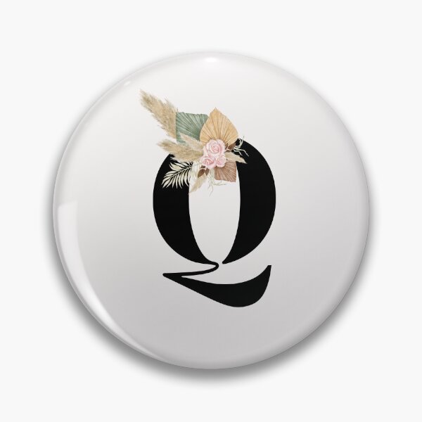 Item preview, letter q floral designed and sold by LU NA.