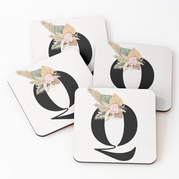Item preview, letter q floral designed and sold by LU NA.