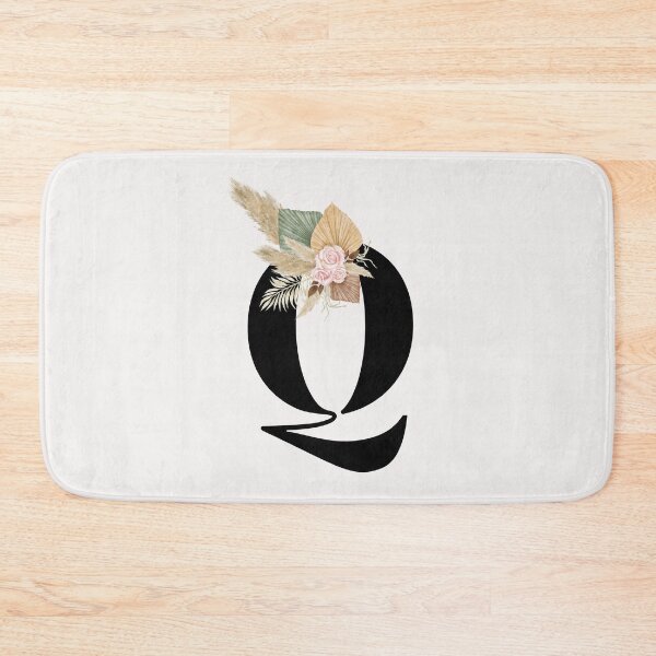 Item preview, letter q floral designed and sold by LU NA.