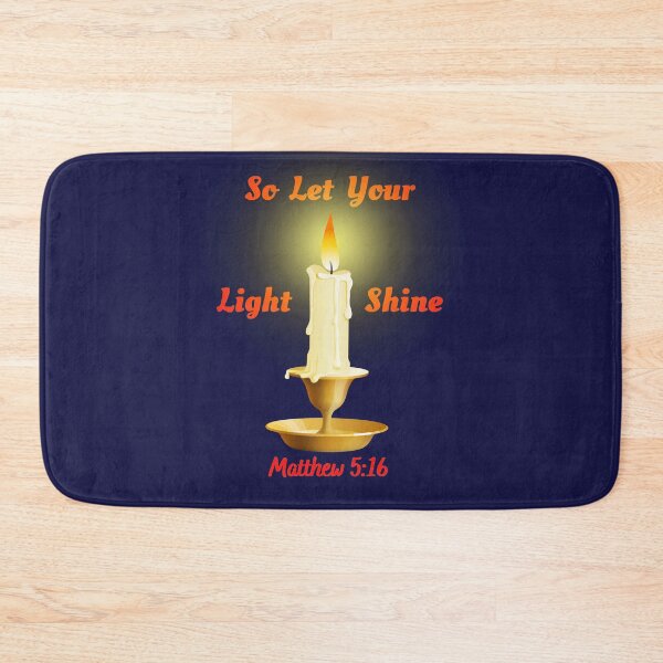 Item preview, Let Your Light Shine ~ Matthew 5:16 designed and sold by RhondaCGoins.