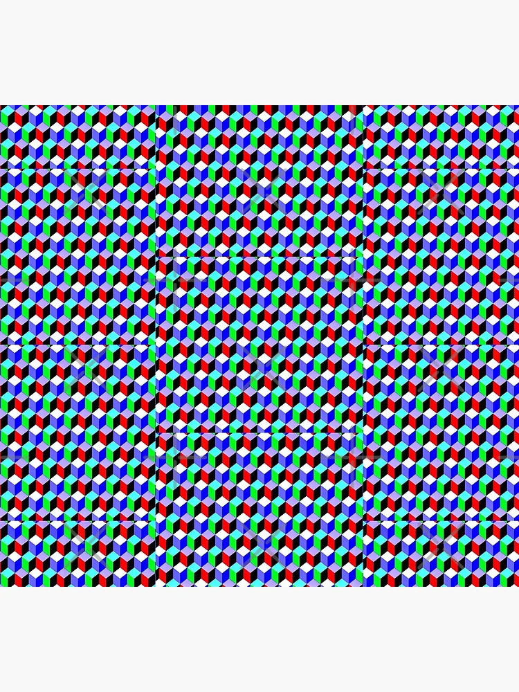 Thumbnail 5 of 5, Socks, Color Combination Pattern, Retro Abstract Multi Color Pattern designed and sold by Mr-true-design.