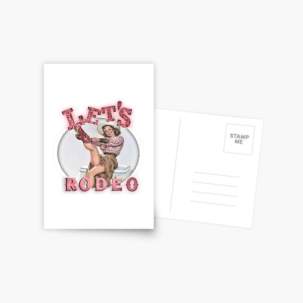 Aperçu de l'œuvre Let's Rodeo - Vintage Cowgirl créée et vendue par handsoftime2020.