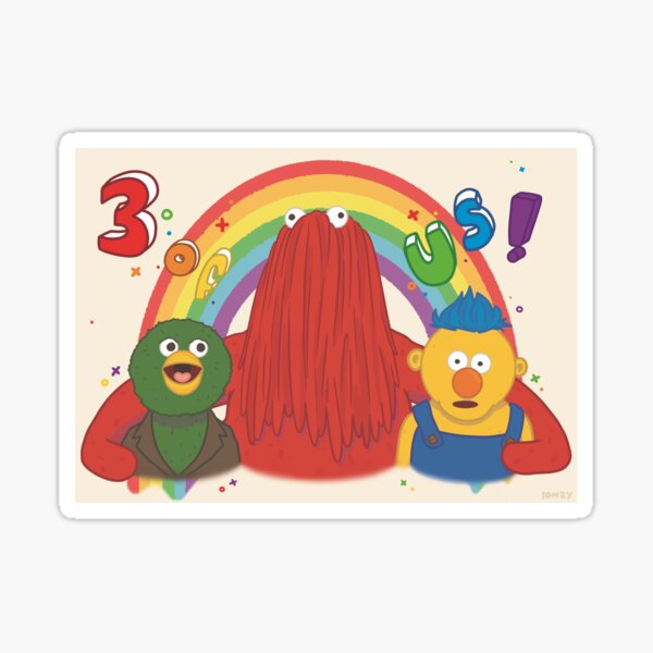There's 3 of Us! Sticker