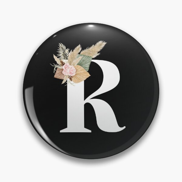 Item preview, letter R floral designed and sold by LU NA.