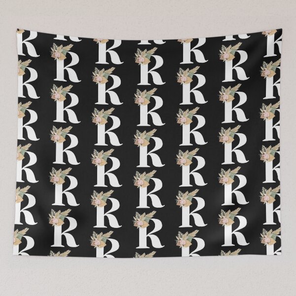 Item preview, letter R floral designed and sold by LU NA.