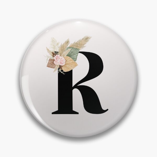 Item preview, letter R floral designed and sold by LU NA.