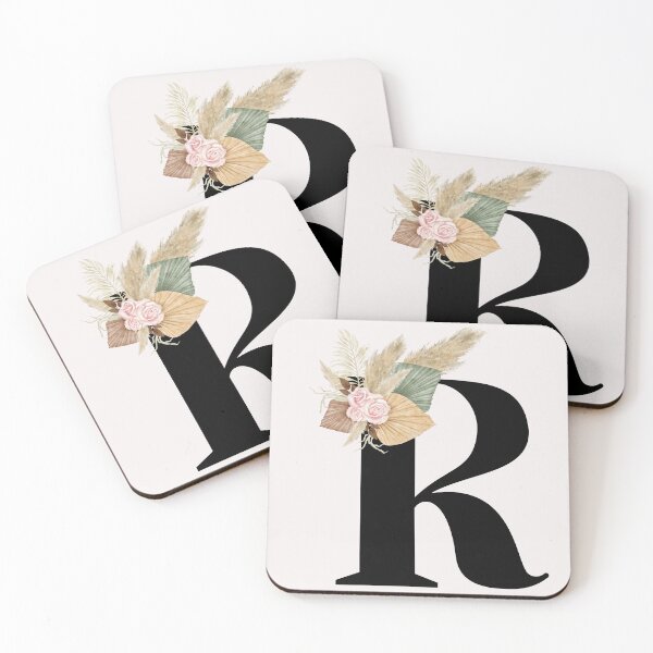 Item preview, letter R floral designed and sold by LU NA.