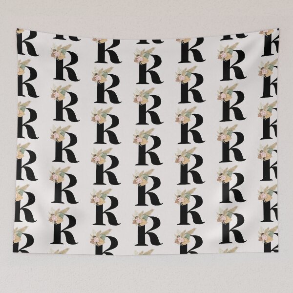 Item preview, letter R floral designed and sold by LU NA.