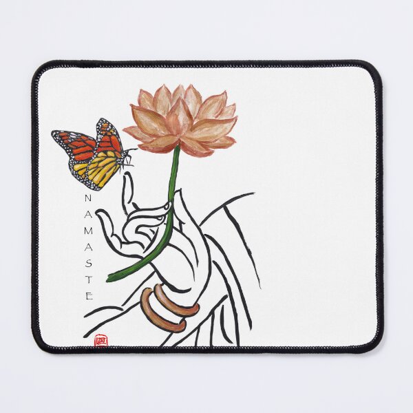 Item preview, Namaste, Buddha hand and hummingbird designed and sold by Roy & Tiffany.