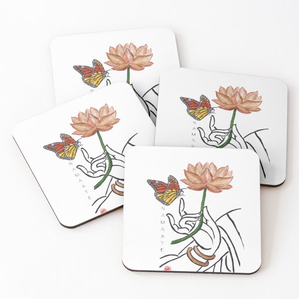 Item preview, Namaste, Buddha hand and hummingbird designed and sold by Roy & Tiffany.