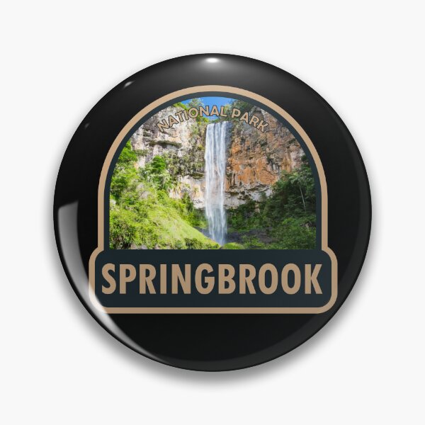 Item preview, Springbrook National Park Australia Badge designed and sold by KrisSidDesigns.