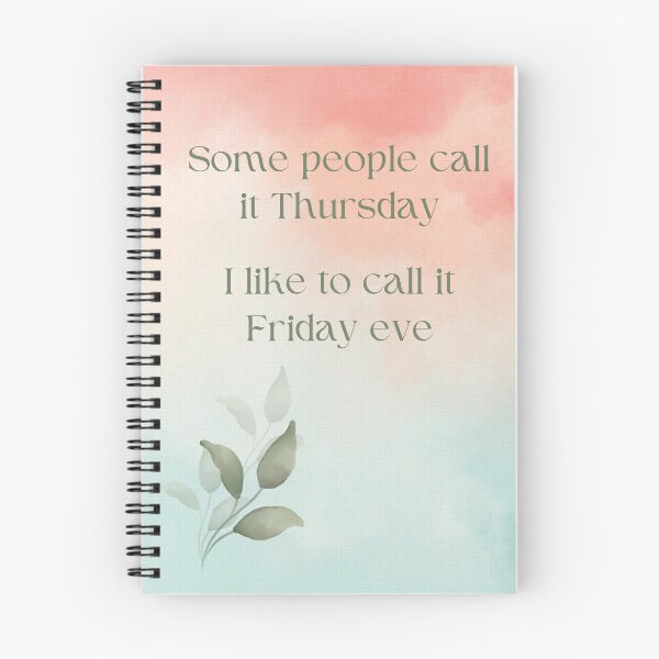 Item preview, Thursday designed and sold by CvB-Shop.