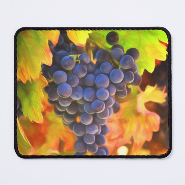 Artikelvorschau, Wein Weinberg Trauben Erntezeit Hübsche Herbst Herbstfarben entworfen und verkauft von Stephanie Laird.