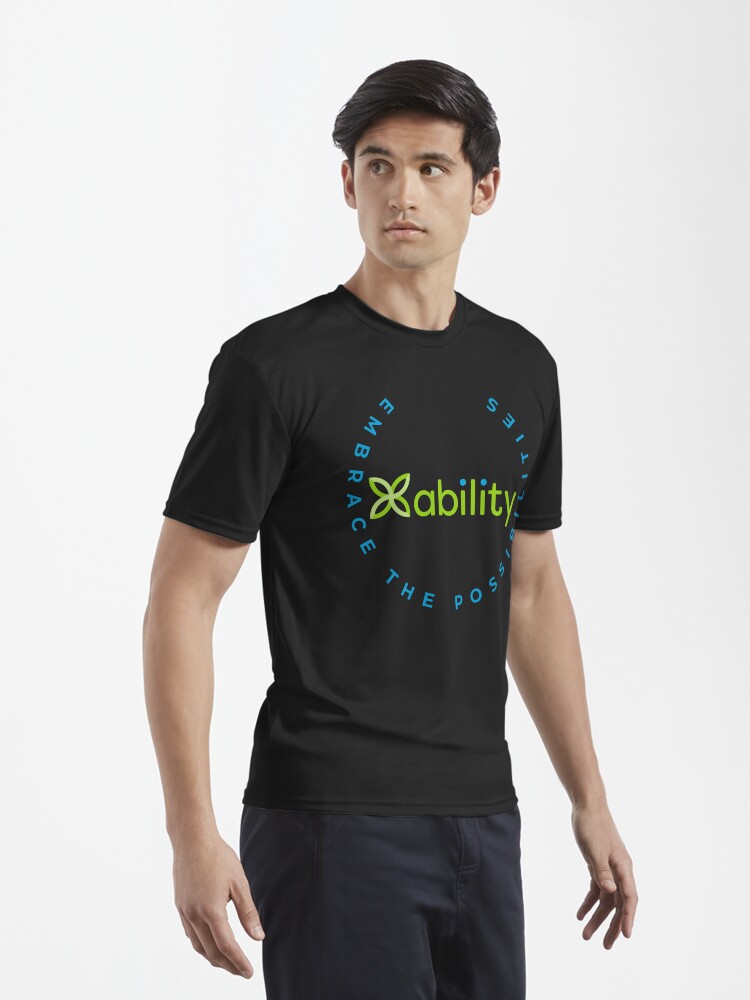 Thumbnail 3 of 7, Active T-Shirt, Embrace the Possibilities designed and sold by AbilityLeth.