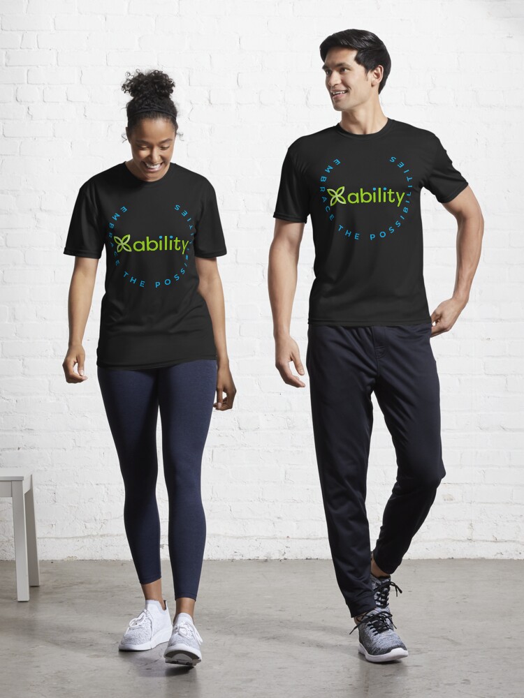 Thumbnail 1 of 7, Active T-Shirt, Embrace the Possibilities designed and sold by AbilityLeth.