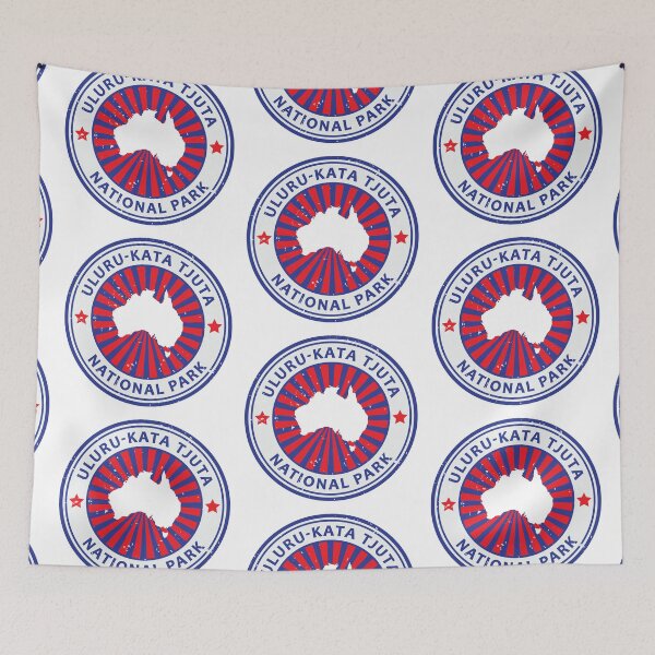 Item preview, Uluru-Kata Tjuta National Park Australia Country Symbol designed and sold by KrisSidDesigns.