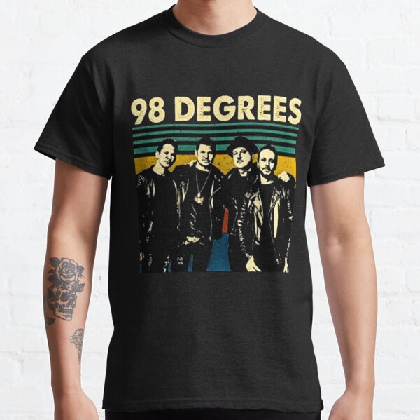 98 Degrees 98 Degrees And Rising Album Cover T-Shirt Black – ALBUM