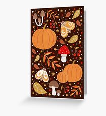 Autumn elements Greeting Card