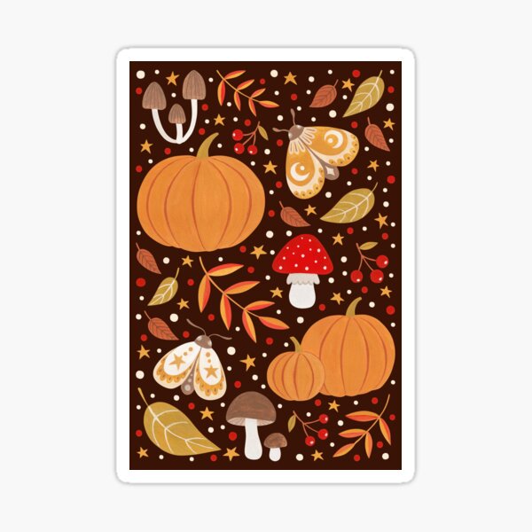 Autumn elements Sticker
