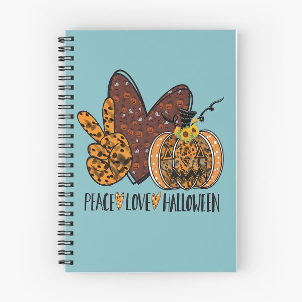 Item preview, peace love halloween designed and sold by AJB ⭐⭐⭐⭐⭐✔️.