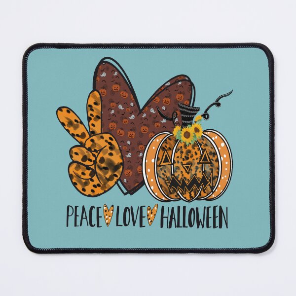 Item preview, peace love halloween designed and sold by AJB ⭐⭐⭐⭐⭐✔️.