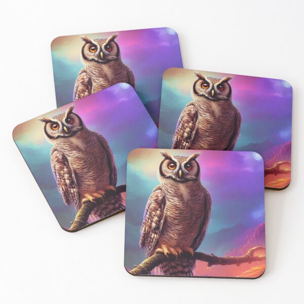 Item preview, Owl in a ethereal world designed and sold by Eblakermie.