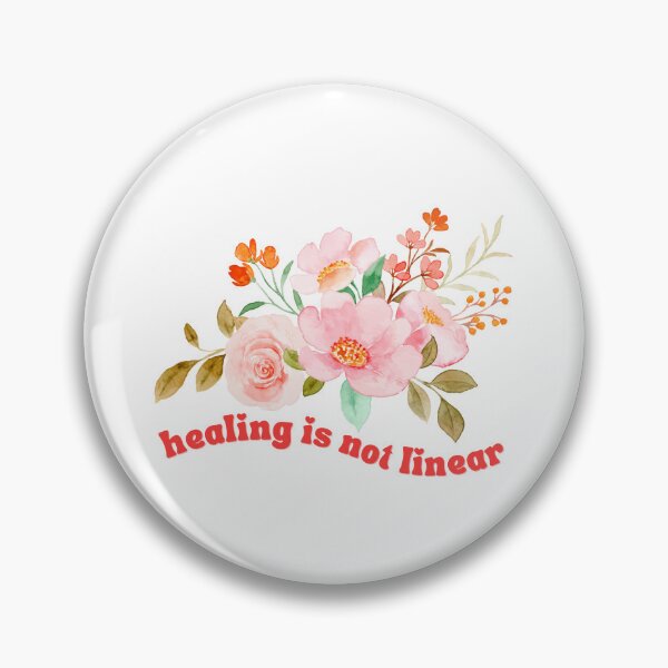 Item preview, Healing is not linear groovy flower floral designed and sold by Nepaz-Designs.