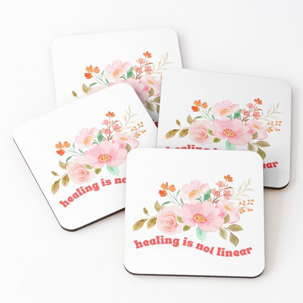 Item preview, Healing is not linear groovy flower floral designed and sold by Nepaz-Designs.